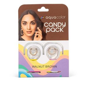 Aqualens Aquacolor Candy Pack Zero Power Colored Lenses - Walnut Brown