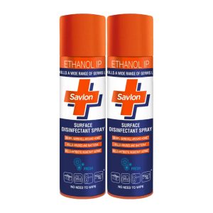 Savlon Surface Disinfectant Spray Sanitizer, Germ Protection On Hard & Soft Surfaces(2 pcs)