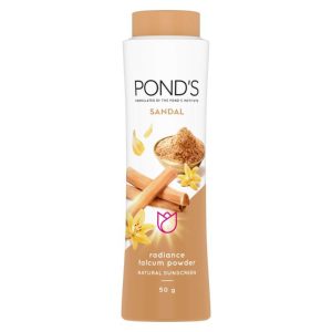 Ponds Sandal Radiance Talcum Powder Natural Sunscreen(50g)