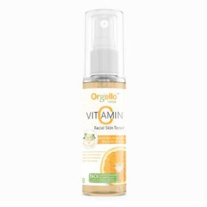 orgello Herbal Vitamin C Facial Skin Toner (100 ml ) + Rose Face Toner ( 100 ml ) - Pack Of 2 - for men women girls boys normal oily dry skin sls paraben mineral oil free Men & Women??(200 ml)