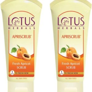 LOTUS Apriscrub Fresh Apricot Scrub Pack Of 2 Scrub(360 g)