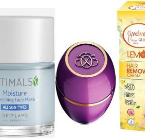 Oriflame Sweden Moisture Quenching Face Mask-50ml With tender care & velvet hair removal cream 25g??(3 Items in the set)