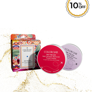 COLOR BAR Combo ON THE GO NAIL LACQUER REMOVER WIPES