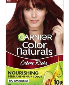 GARNIER Color Naturals Creme Hair Colour | Long-lasting Color & Shine , Shade 6.60, Intense Red