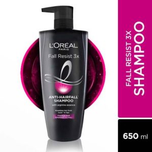 L'Oreal Paris Fall Resist 3X Anti-Hairfall Shampoo with Arginine Essence(650 ml)