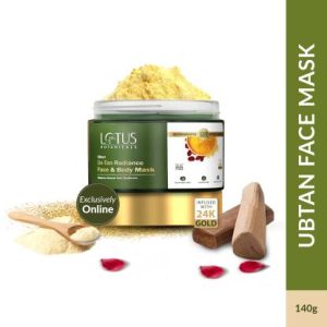 Lotus Botanicals Ubtan De-Tan Radiance Face & Body Mask(140 g)