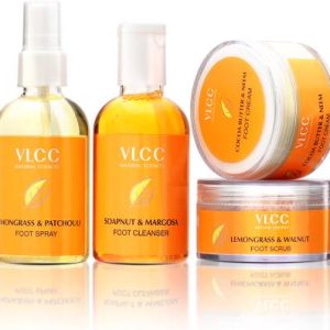 VLCC Pedi Glow Foot Care Kit - Scrub, Cleanser, Cream & Spray(295 g, Set of 4)