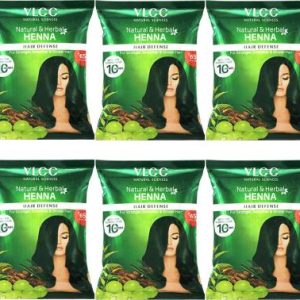VLCC Natural & Herbal Henna For Stronger, Smoother & Shinier Hair (Pack of 6)(720 g)