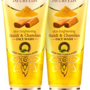 VLCC Ayurveda Skin Brightening Haldi & Chandan (Pack of 2) Face Wash(200 ml)