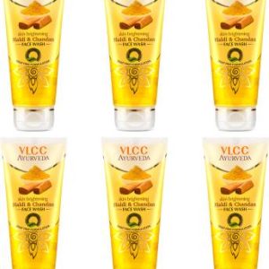 VLCC Ayurveda Skin Brightening Haldi & Chandan (Pack of 6) Face Wash(600 ml)