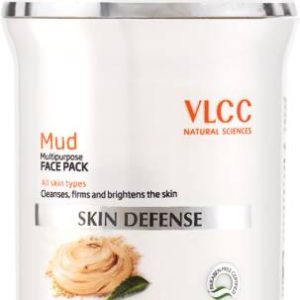 VLCC Skin Defense Mud Face Pack For Deep Cleanse,Tightens & Brighten Skin(70 g)