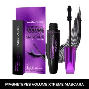 FACES CANADA Magneteyes Volume Xtreme Mascara | Lengthens Lashes | Waterproof | Quick Drying 8 g(Volume Xtreme Mascara)