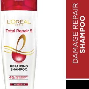L'Oreal Paris Total Repair 5 Shampoo|Pro-Keratin & Ceramide For Damaged and Weak Hair(340 ml)