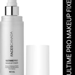 FACES CANADA Ultime Pro Makeup Fixer | Non Sticky, Keeps Makeup Intact, Hydrates & Refreshes Primer - 50 ml(Transparent)