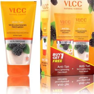 VLCC Anti Tan Skin Lightening - Buy One Get One Face Wash(300 ml)