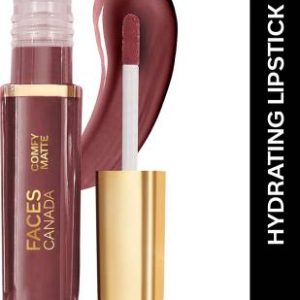 FACES CANADA Comfy Matte Liquid Lipstick | 10HR Stay | No Dryness(Note To Self 07, 3 ml)