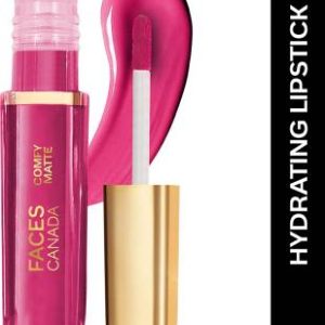 FACES CANADA Comfy Matte Liquid Lipstick | Natural Oils | 10HR Stay | Hydrating | No Dryness(Hope This Helps, 3 ml)