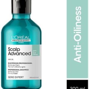L'Oreal Professionnel Scalp Advanced Anti Oiliness Dermo Purifier Shampoo|For Oily Scalp(300 ml)