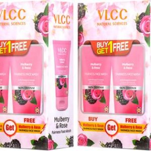 VLCC Mulberry & Rose Buy One Get One (Pack of 2) Face Wash(600)
