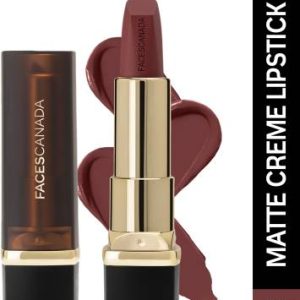 FACES CANADA Comfy Matte Creme Lipstick | Long Stay | Intense Color | One Stroke Application(Oh So Serious 11, 4.2 g)