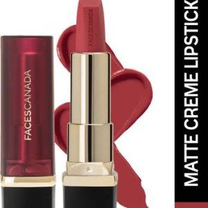 FACES CANADA Comfy Matte Creme Lipstick | Long Stay | Intense Color | One Stroke Application(Im All Yours 15, 4.2 g)