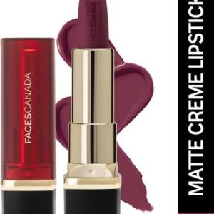 FACES CANADA Comfy Matte Creme Lipstick | Long Stay | Intense Color | One Stroke Application(Wild At Heart 07, 4.2 g)