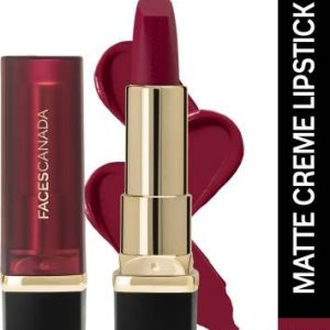 FACES CANADA Comfy Matte Creme Lipstick | Long Stay | Intense Color | One Stroke Application(Told You So 17, 4.2 g)