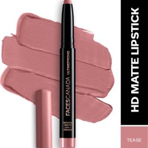 FACES CANADA Ultime Pro HD Intense Matte Lips + Primer(Tease, 1.4 g)