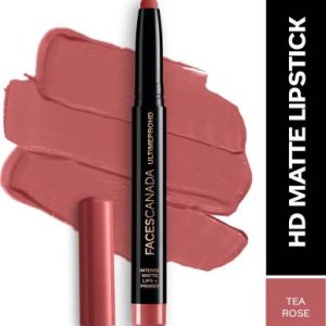 FACES CANADA Ultime Pro HD Intense Matte Lips + Primer(Tea Rose, 1.4 g)