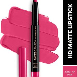 FACES CANADA Ultime Pro HD Intense Matte Lips + Primer(Dash Of Pink, 1.4 g)