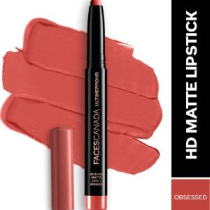FACES CANADA Ultime Pro HD Intense Matte Lips + Primer(Obsessed, 1.4 g)