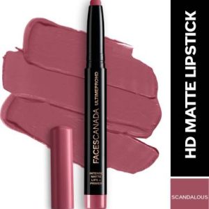 FACES CANADA Ultime Pro HD Intense Matte Lips + Primer(Scandalous, 1.4 g)