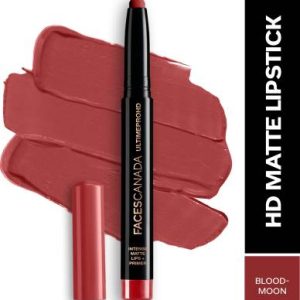 FACES CANADA Ultime Pro HD Intense Matte Lips + Primer(Bloodmoon, 1.4 g)