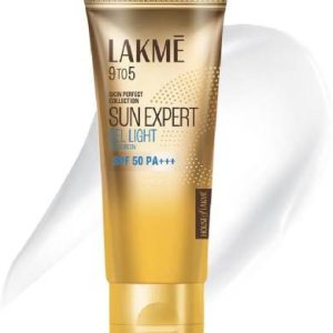 Lakme Sunscreen - SPF 50 PA+++ PA+++ 9 To 5 Sun Expert Gel Light(100 g)