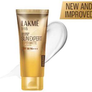 Lakme Sunscreen - SPF 50 PA++ PA+++ 9 To 5 Sun Expert Super Matte(100 ml)