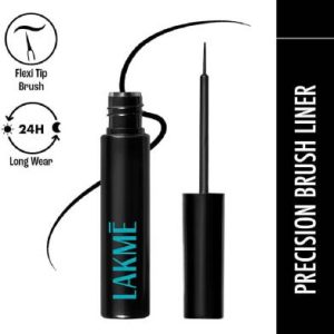 Lakme Liquid Eyeliner, Waterproof Liner Lasts 24Hr 4.5 ml(Black)