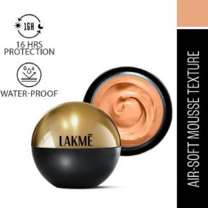 Lakme Xtraordin-airy Mattereal Mousse Foundation(Almond Honey, 25 g)