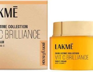 Lakme Vitamin C Brilliance Night Cream with Vitamin C , healthy, glowing skin(50 g)