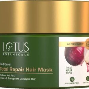 Lotus Botanicals Red Onion Total Repair Hair Mask - 200g(200 g)