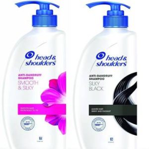 Head and Shoulders Smooth & Silky andSilky Black Anti Dandruff Shampoo(2 L)