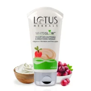 LOTUS HERBALS Hebals WHITEGLOW Yogurt Skin Whitening & Brightening Masque80 g)