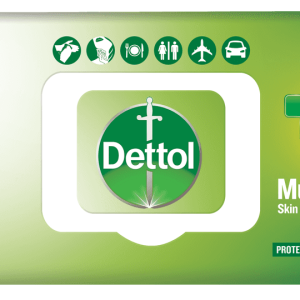 DETTOL MULTI-USE SKIN & SURFACE WIPES ORIGINAL 40 Wipes