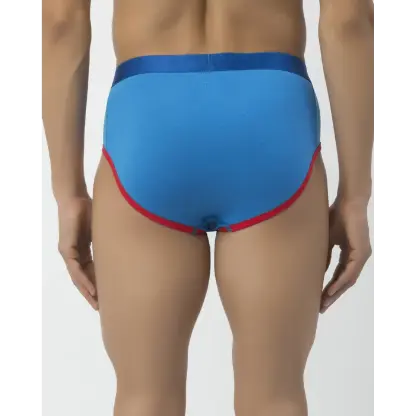 JOHN PLAYERS Cotton Briefs with Contoured Crotch blue - Image 4