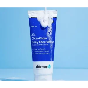 The Derma Co 2% Cica-Glow Daily Face Wash with Tranexamic Acid & Licorice Extract - 100ml