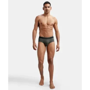 JOCKEY  8037 Solid Men Brief Deep Olive
