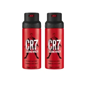 CRISTIANO RONALDO Men Set of 2 CR7 Set of Fragrance Body Spray 150 ml each