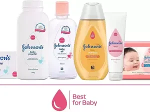 JOHNSON’S  Baby Care Collection With Cotton Baby Romper