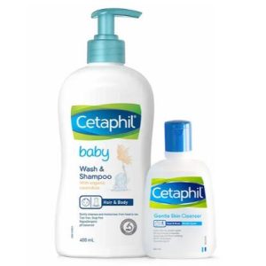 Cetaphil Baby Daily Lotion With Shea Butter 400 ml and Moisturising Lotion 250 ml for women