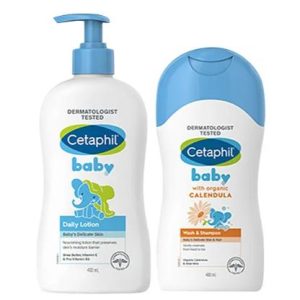 Cetaphil Baby Wash & Shampoo and Daily lotion (400 ml - 400 ml)