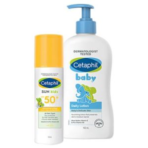 Cetaphil Baby Sun Kids SPF 50 Gel With Daily Lotion (150 ml - 400 ml)